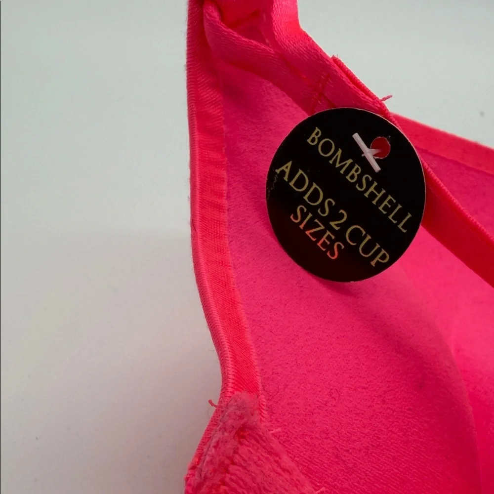 Victoria's Secret Hot Pink Embellished Bra‎